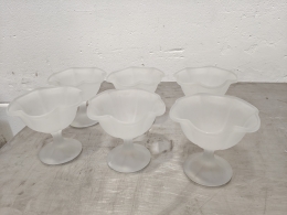 6 ijscoupe glazen